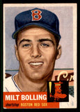 1953 Topps Baseball #280 Milt Bolling Red Sox VG-EX 538470