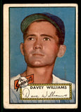 1952 Topps Baseball #316 Davey Williams Giants VG 538474