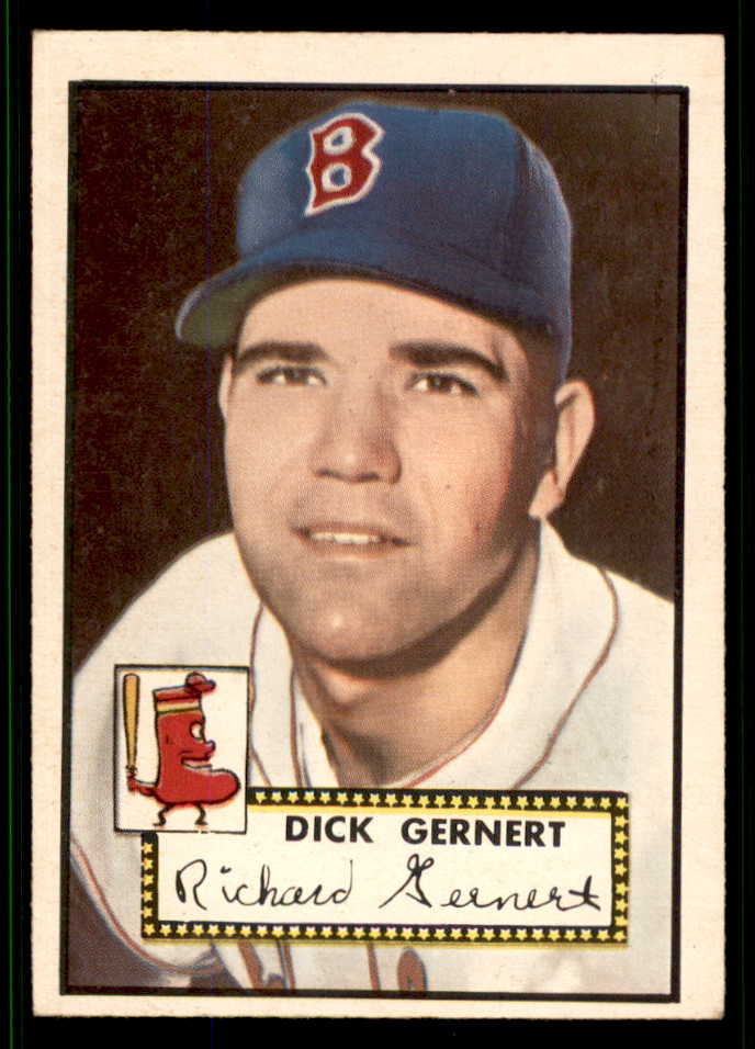 1952 Topps Baseball #343 Dick Gernert Red Sox VG-EX 538475