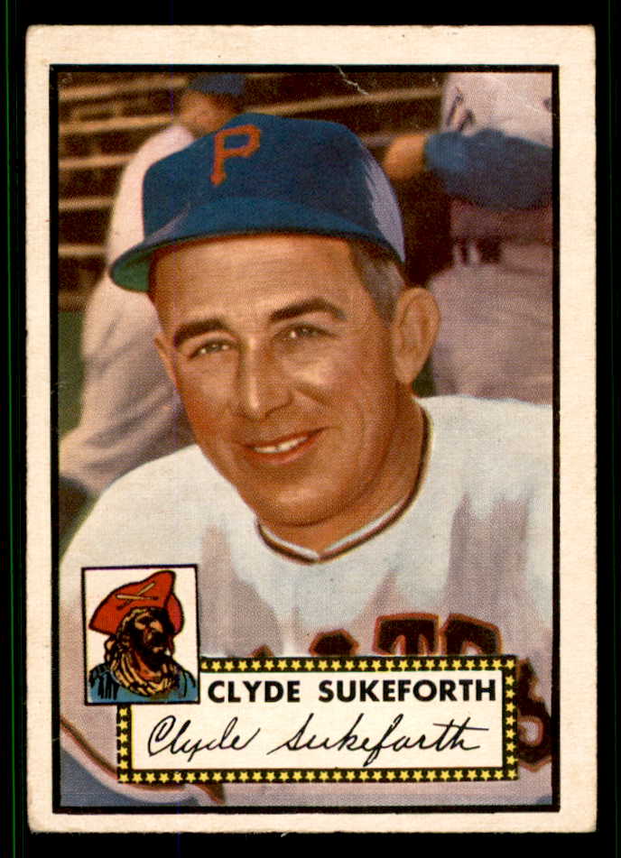 1952 Topps Baseball #364 Clyde Sukeforth Pirates VG-EX 538481