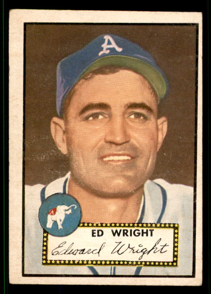 1952 Topps Baseball #368 Ed Wright A's VG-EX 538482