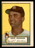 1952 Topps Baseball #366 Dave Madison Browns VG-EX 538483
