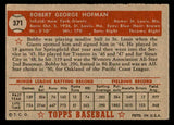 1952 Topps Baseball #371 Bobby Hofman Giants EX 538484