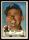 1952 Topps Baseball #361 Bill Posedel Pirates EX 538486