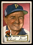 1952 Topps Baseball #381 Milt Stock Pirates GD-VG 538489