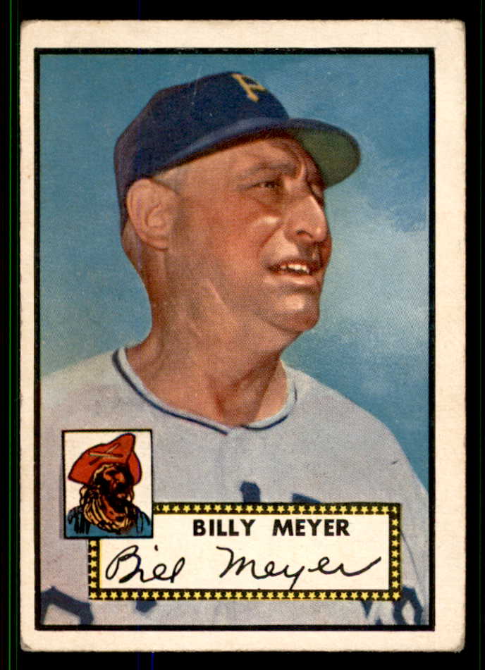1952 Topps Baseball #387 Billy Meyer Pirates VG-EX 538490