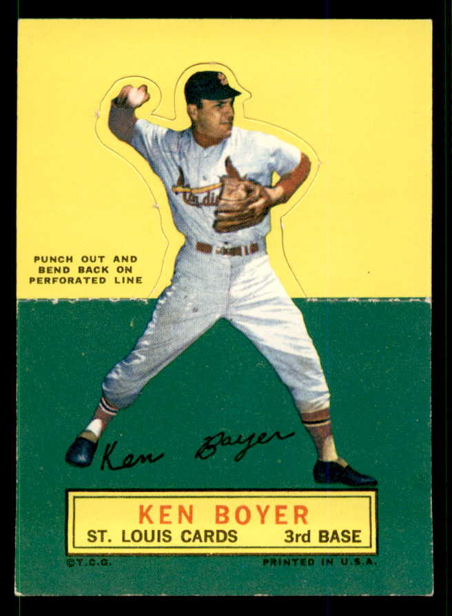 1964 Topps Baseball Stand Ups Ken Boyer Cardinals VG-EX 538500