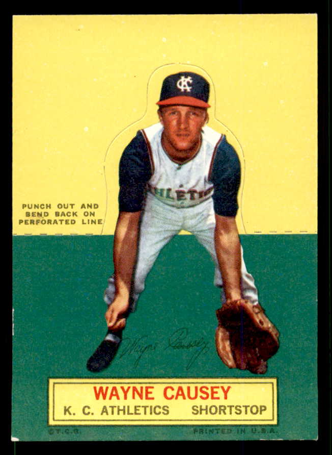 1964 Topps Baseball Stand Ups Wayne Causey A's EX 538504