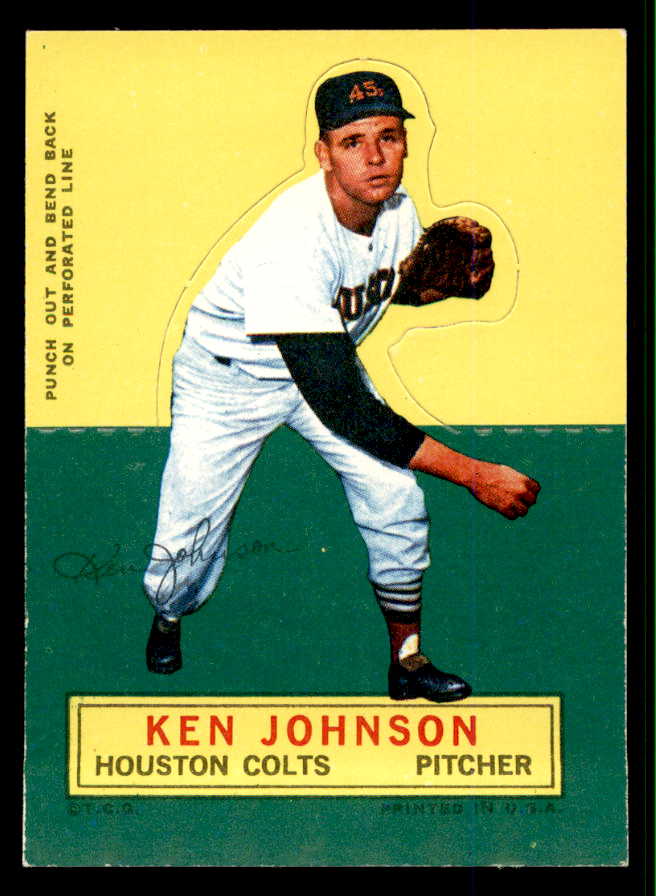 1964 Topps Baseball Stand Ups Ken Johnson Colt .45s EX-MT 538510