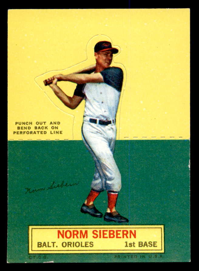 1964 Topps Baseball Stand Ups Norm Siebern Orioles NR-MT 538516