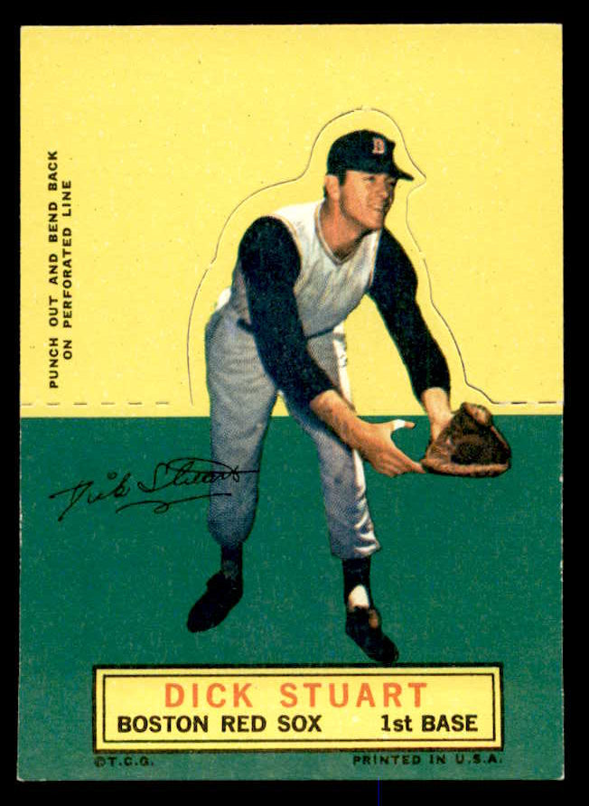 1964 Topps Baseball Stand Ups Dick Stuart Red Sox EX 538517