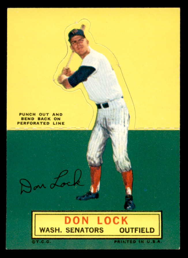 1964 Topps Baseball Stand Ups Don Lock Senators VG-EX 538521