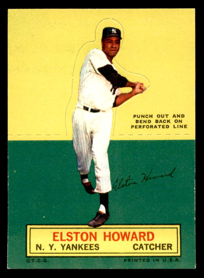 1964 Topps Baseball Stand Ups Elston Howard Yankees EX 538525