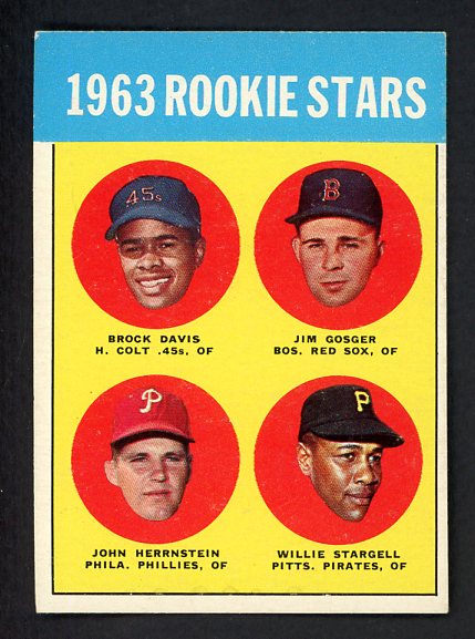 1963 Topps Baseball #553 Willie Stargell Pirates EX+/EX-MT 538532