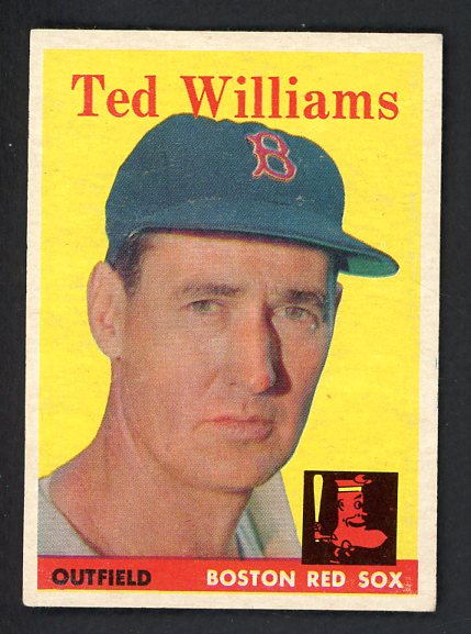 1958 Topps Baseball #001 Ted Williams Red Sox EX+/EX-MT 538535