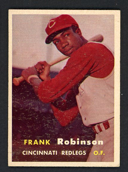 1957 Topps Baseball #035 Frank Robinson Reds VG-EX 538536