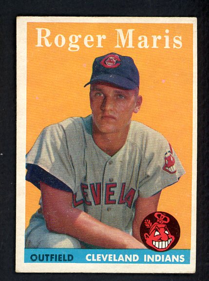1958 Topps Baseball #047 Roger Maris Indians EX 538537
