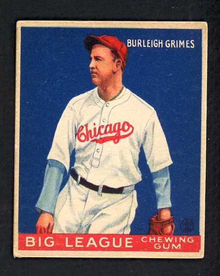 1933 Goudey #064 Burleigh Grimes Cubs EX+/EX-MT 538546