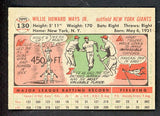 1956 Topps Baseball #130 Willie Mays Giants VG-EX 538549