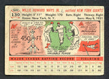 1956 Topps Baseball #130 Willie Mays Giants VG Gray 538550
