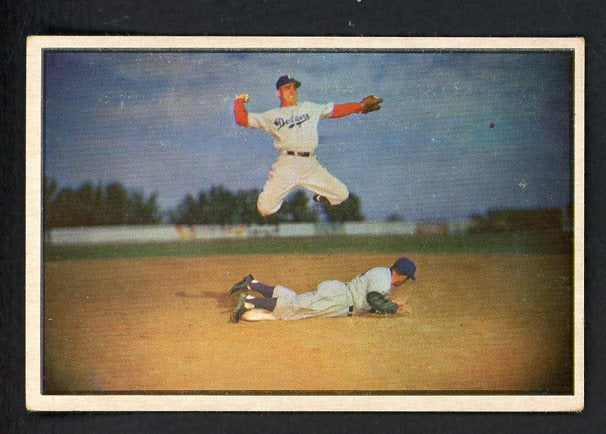 1953 Bowman Color Baseball #033 Pee Wee Reese Dodgers EX+/EX-MT 538551