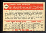 1952 Topps Baseball #380 Clem Koshorek Pirates EX+ 538557