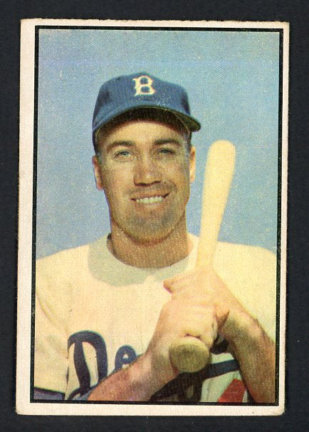 1953 Bowman Color Baseball #117 Duke Snider Dodgers EX 538560