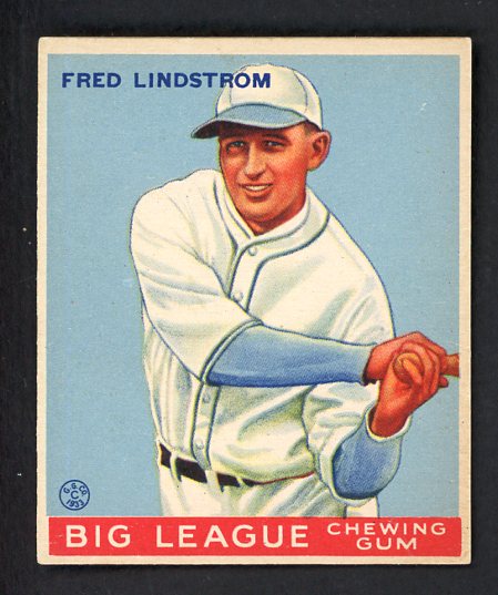 1933 Goudey #133 Fred Lindstrom Pirates EX-MT 538564