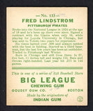 1933 Goudey #133 Fred Lindstrom Pirates EX-MT 538564