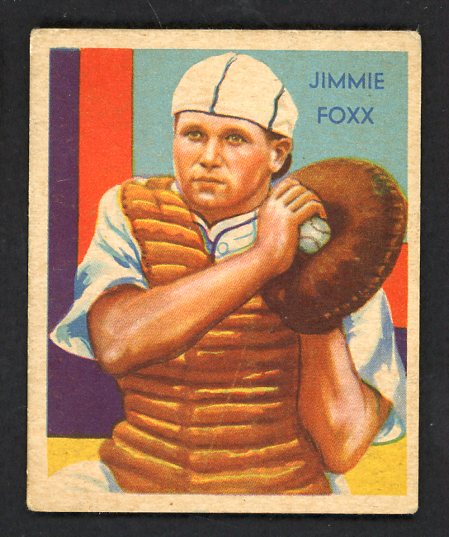 1934-36 Diamond Stars #064 Jimmie Foxx A's EX 538565