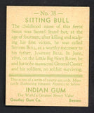 1933 Goudey Indians #038 Sitting Bull EX 538566