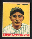 1933 World Wide Gum #031 Tony Lazzeri Yankees EX+ 538567