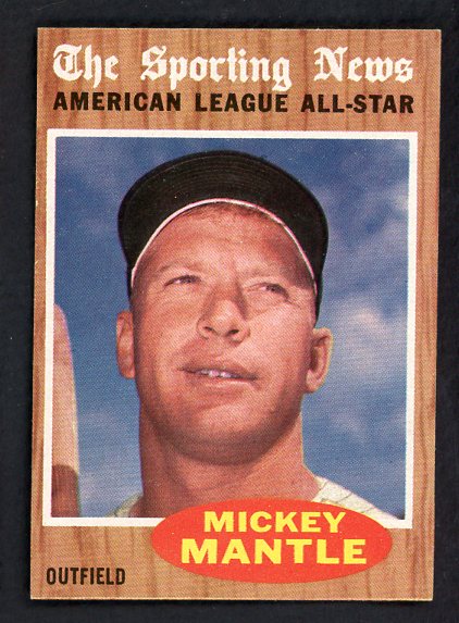 1962 Topps Baseball #471 Mickey Mantle A.S. Yankees NR-MT 538571