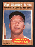 1962 Topps Baseball #471 Mickey Mantle A.S. Yankees NR-MT 538571