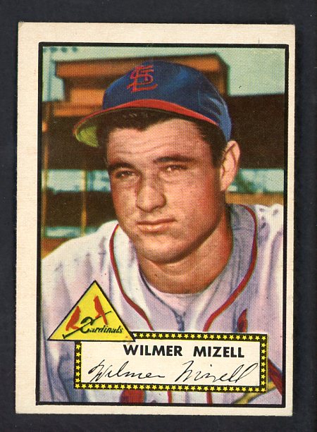 1952 Topps Baseball #334 Wilmer Mizell Cardinals EX-MT 538581