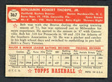 1952 Topps Baseball #367 Bob Thorpe Braves EX-MT 538587