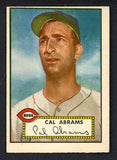 1952 Topps Baseball #350 Cal Abrams Reds EX-MT 538588