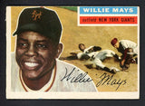 1956 Topps Baseball #130 Willie Mays Giants VG-EX Gray 538600