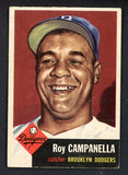 1953 Topps Baseball #027 Roy Campanella Dodgers EX-MT 538606