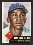 1953 Topps Baseball #258 Jim Gilliam Dodgers EX-MT 538608