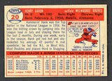 1957 Topps Baseball #020 Hank Aaron Braves NR-MT 538620