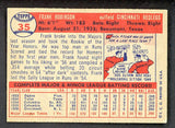 1957 Topps Baseball #035 Frank Robinson Reds EX+/EX-MT 538628