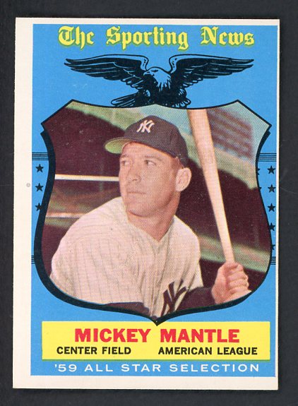 1959 Topps Baseball #564 Mickey Mantle A.S. Yankees NR-MT oc 538634