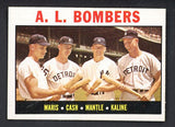 1964 Topps Baseball #331 Mickey Mantle Al Kaline Roger Maris NR-MT 538637