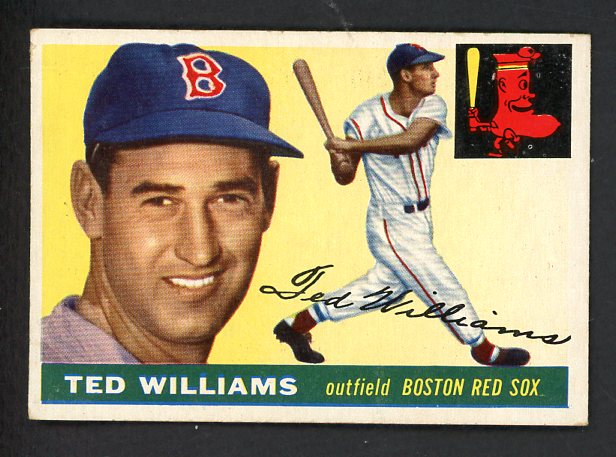 1955 Topps Baseball #002 Ted Williams Red Sox VG 538646