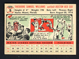 1956 Topps Baseball #005 Ted Williams Red Sox NR-MT White 538649