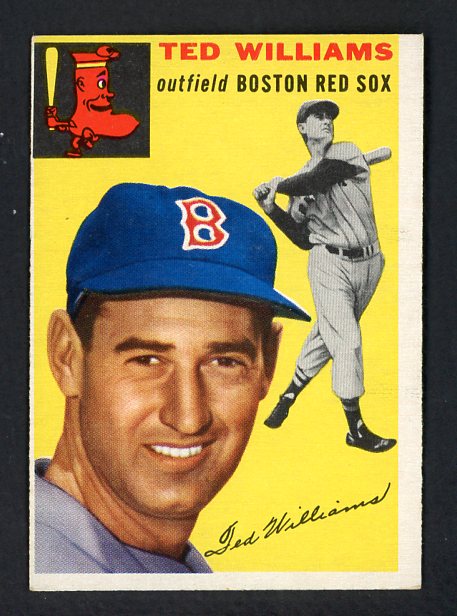 1954 Topps Baseball #250 Ted Williams Red Sox EX 538655