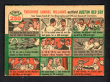1954 Topps Baseball #250 Ted Williams Red Sox EX 538655