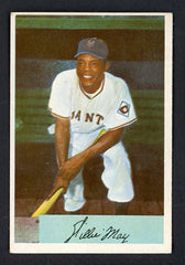 1954 Bowman Baseball  #089 Willie Mays Giants VG 538659