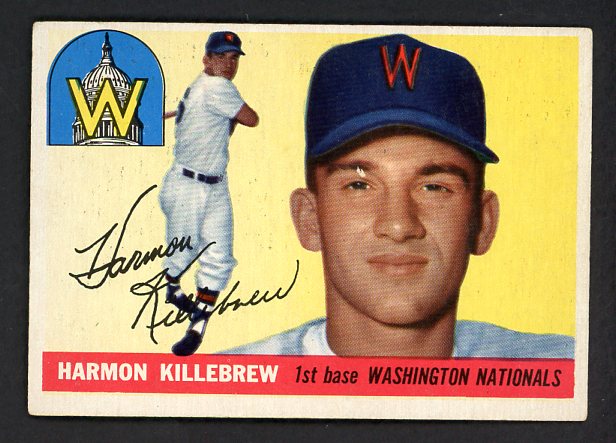 1955 Topps Baseball #124 Harmon Killebrew Senators VG 538661